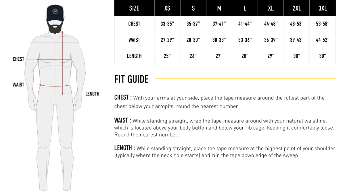 Men's Size Guide