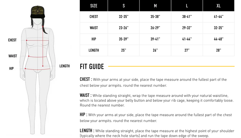 Women's Size Guide